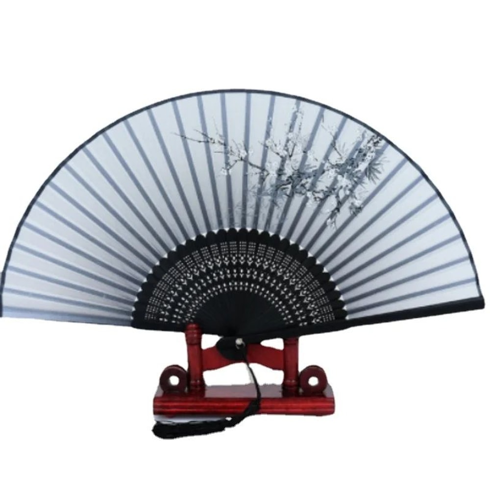 Retro Japanese Folding Fan Elegant Japanese Folding Fan For Women Dance Home Decor 3