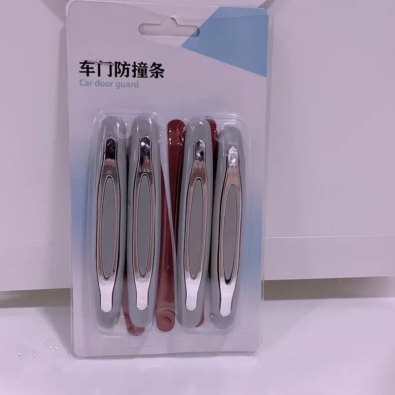 Universal 4Piece Car Door Edge Guard Set Door Protector Strip For Scratch Impact Protection 5
