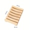 Elegant Silicone Self Draining Soap Dish NonSlip Rectangular Soap Holder With Drainage For Bathroom 5