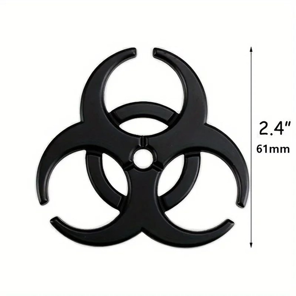 Umbrella Emblem Metal Car Decal Metal Car Badge For Stylish WeatherResistant Vehicle Customization 3