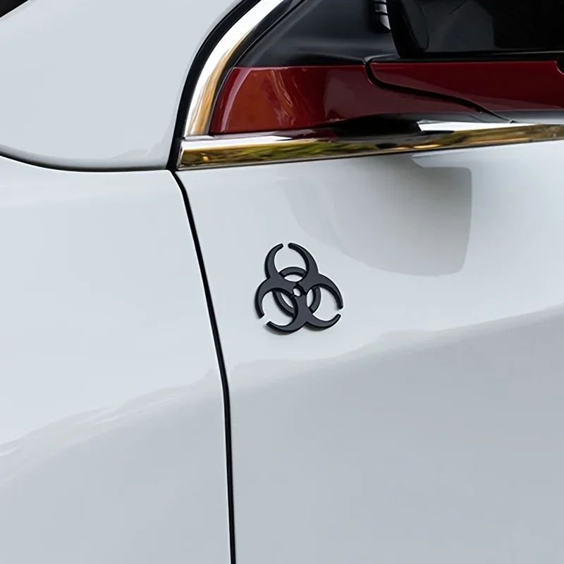 Umbrella Emblem Metal Car Decal Metal Car Badge For Stylish WeatherResistant Vehicle Customization 4