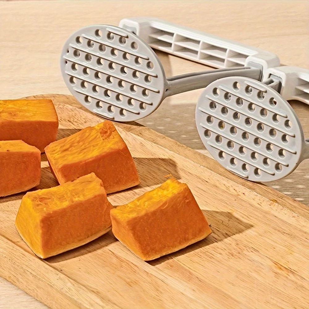 Manual Potato Masher Fruit Juicer Press MultiPurpose Kitchen Masher For Smooth Mash Purees Fresh 5