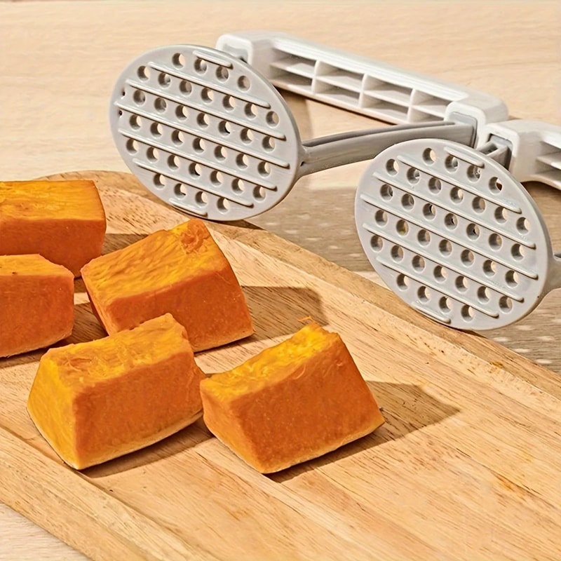 Manual Potato Masher Fruit Juicer Press MultiPurpose Kitchen Masher For Smooth Mash Purees Fresh 5