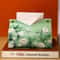 Moonlight Rose 3D Oil Painting Tissue Box Cover Faux Leather Luxury Tissue Box Holder For Home Ca 1