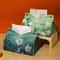 Moonlight Rose 3D Oil Painting Tissue Box Cover Faux Leather Luxury Tissue Box Holder For Home Ca 3