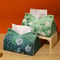 Moonlight Rose 3D Oil Painting Tissue Box Cover Faux Leather Luxury Tissue Box Holder For Home Ca 3