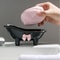 Mini Bathtub Soap Dish With Bow Draining Cute Soap Holder For Bathroom Countertop 0