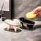 Mini Bathtub Soap Dish With Bow Draining Cute Soap Holder For Bathroom Countertop 4