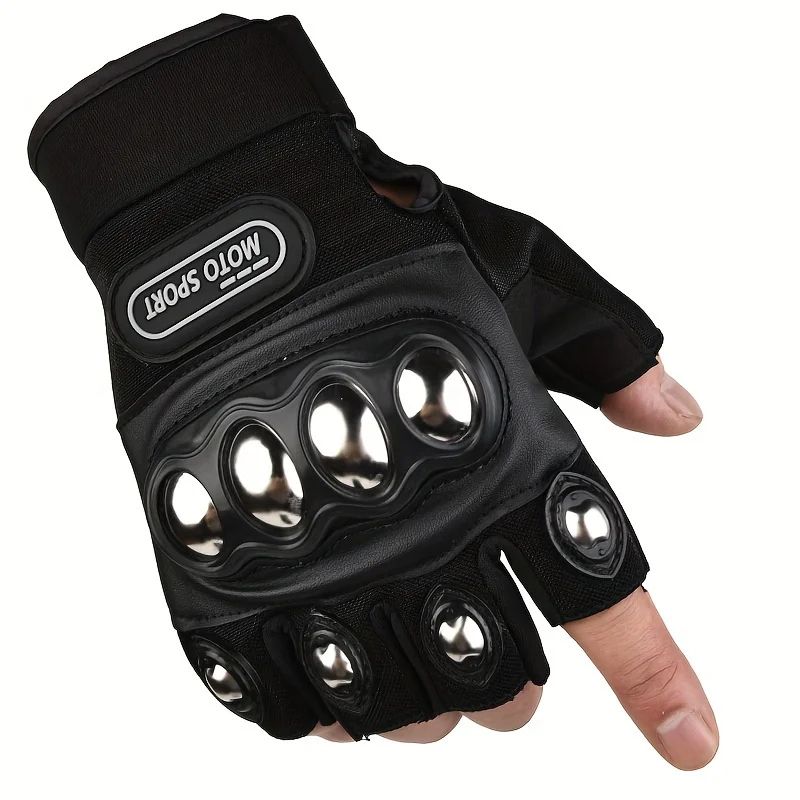 SteelKnuckle Outdoor Motorcycle Gloves 2Pair Set Touchscreen AntiSlip Impact Protection 2