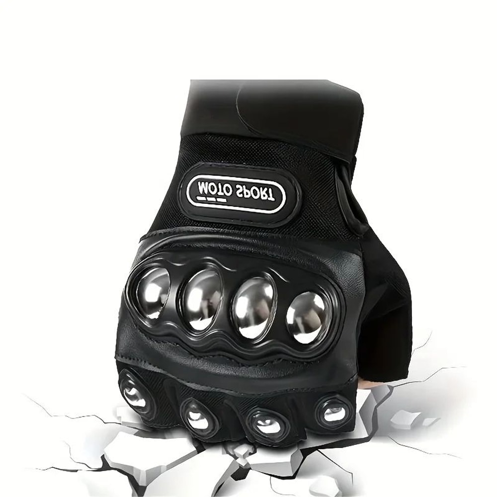 SteelKnuckle Outdoor Motorcycle Gloves 2Pair Set Touchscreen AntiSlip Impact Protection 5