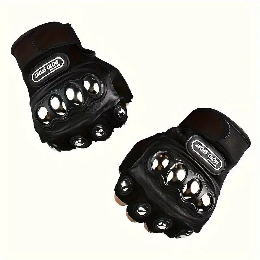 SteelKnuckle Outdoor Motorcycle Gloves 2Pair Set Touchscreen AntiSlip Impact Protection 6