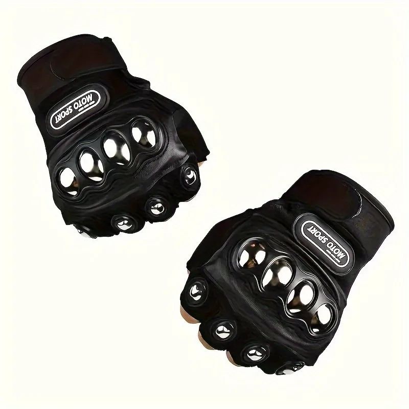 SteelKnuckle Outdoor Motorcycle Gloves 2Pair Set Touchscreen AntiSlip Impact Protection 6