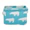 Collapsible Storage Basket With Handles Washable Foldable Storage Bin For Laundry Closet Shelves 8