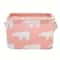 Collapsible Storage Basket With Handles Washable Foldable Storage Bin For Laundry Closet Shelves 9