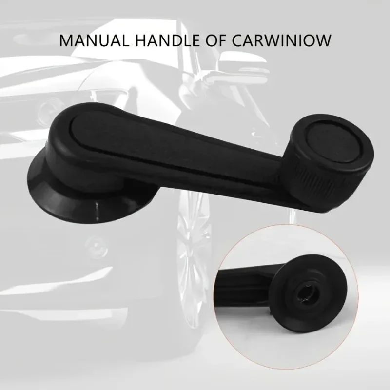 Universal Window Crank Handle Replacement For Manual Car Door Window Lifter Durable Fit 0