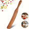 Teak Wood Spatula For Nonstick Pans Smooth Wooden Cooking Spatula For Stirring Flipping Serving 2