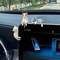 Sleepy Cat Car Ornament Set 4PCS Cute Cat Car Ornament For Car Dashboard Decor Rearview Mirror De 4