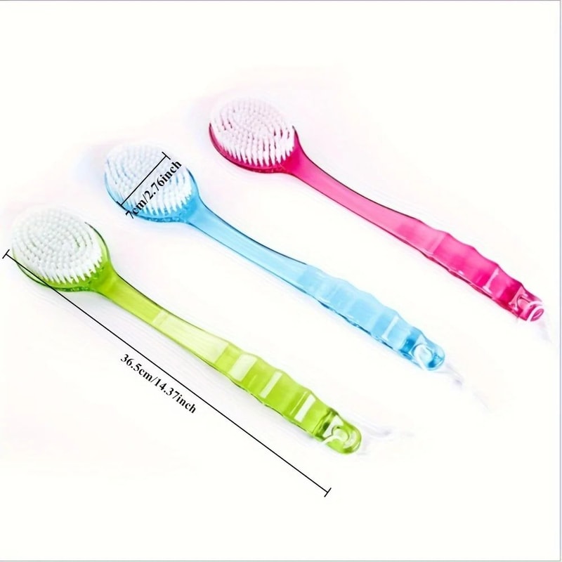Long Handle Shower Brush Back Scrubber Exfoliating Body Brush For Deep Clean 0
