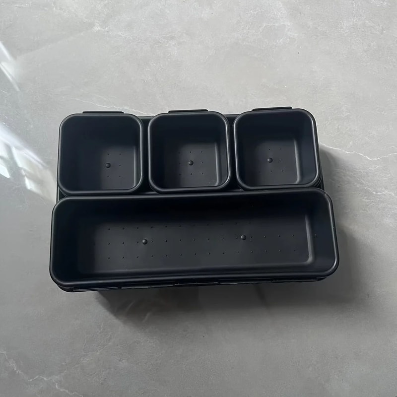 Modular 8Piece Drawer Organizer Set Stackable Desktop Storage Box Trays For Makeup Kitchen Bedroo 7