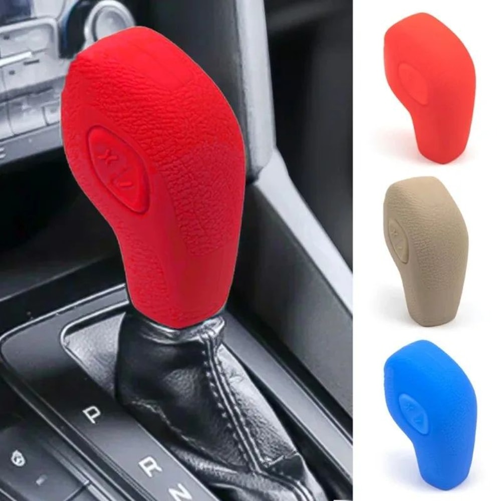 Universal Silicone Gear Shift Cover AntiSlip Shift Knob Cover Car Gear Shifter Protector 0