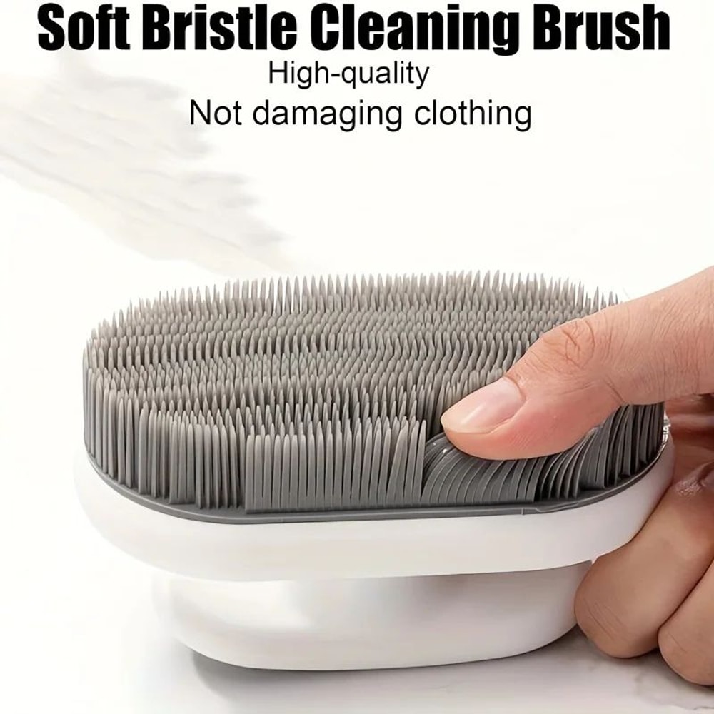 SoftBristle NonShedding Shoe Laundry Cleaning Brush PE Bristles PP Handle 2