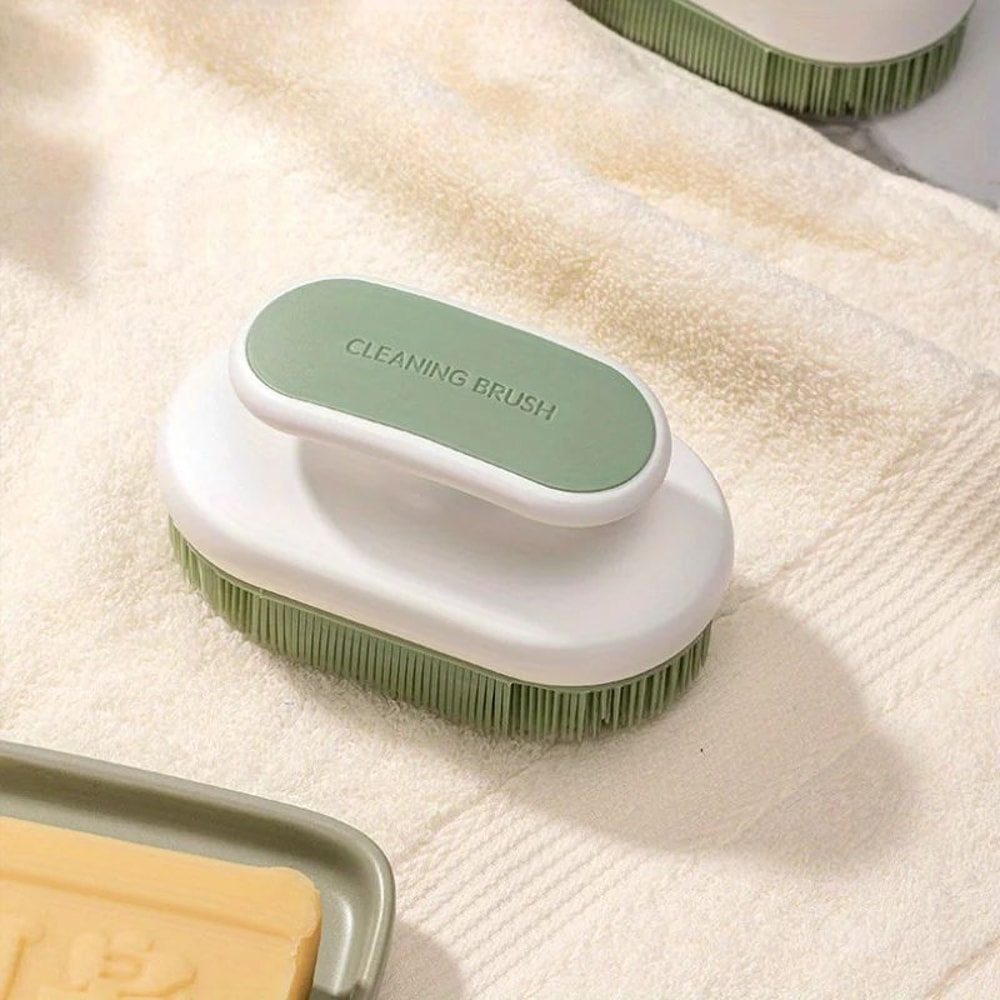 SoftBristle NonShedding Shoe Laundry Cleaning Brush PE Bristles PP Handle 3