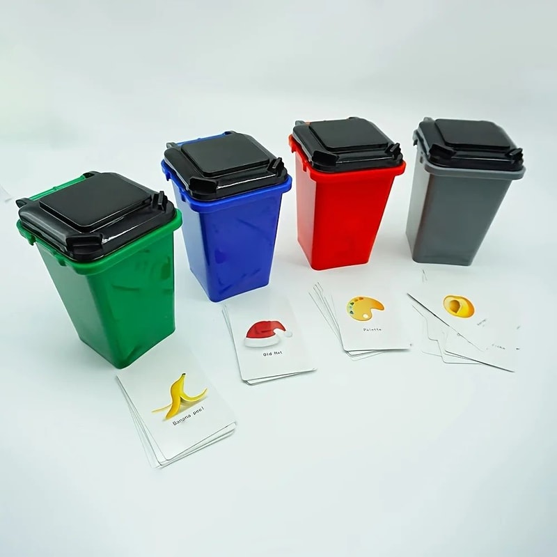 Portable Mini Desk Trash Bin With Pen Holder Compact Office Desk Organizer Desktop Storage Cup 3