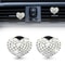 Heart Rhinestone Aromatherapy Vent Clip Set Car Air Vent Air Freshener Clip Diamond Car Interior D 9