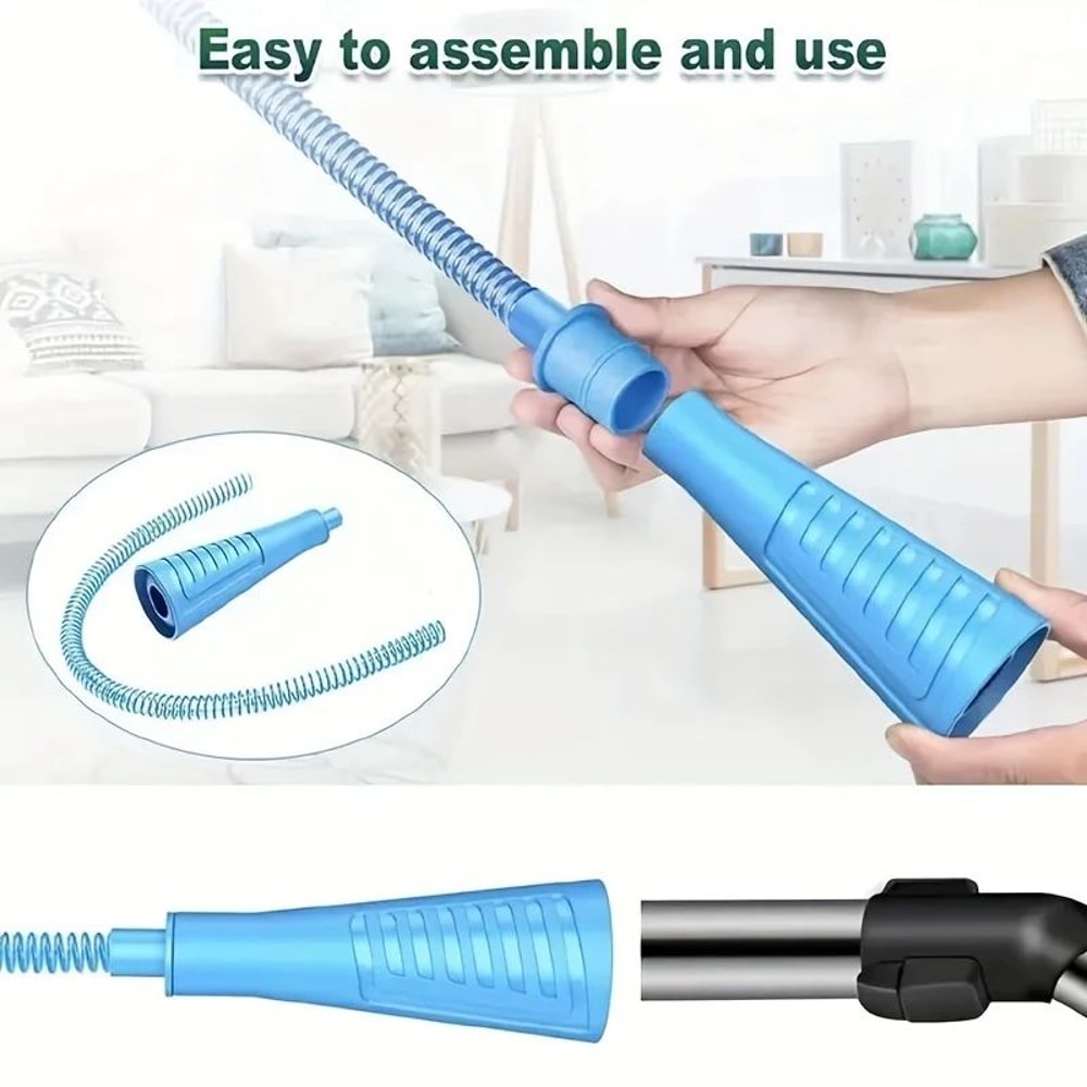 3Piece Washing Machine Vacuum Cleaning Kit Deep Pipe Lint Removal Vacuum Cleaner Hose Attachment 4