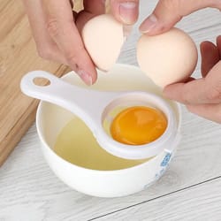 clip-on egg yolk separator & egg white strainer (2–5pcs) - mess-free egg separator tool for baking & cooking