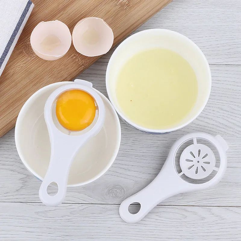 ClipOn Egg Yolk Separator Egg White Strainer 25pcs MessFree Egg Separator Tool For Baking Cookin 1