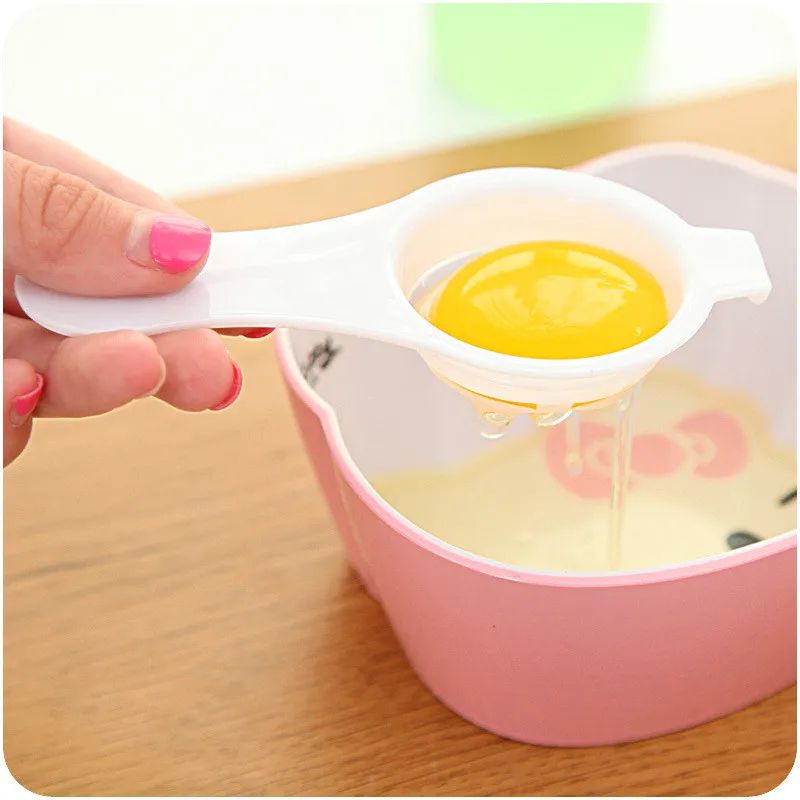 ClipOn Egg Yolk Separator Egg White Strainer 25pcs MessFree Egg Separator Tool For Baking Cookin 4