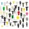 100Piece Car Fastener Clips Kit Mixed Plastic Rivets Push Type Retainers For Bumper Fender Trim 3