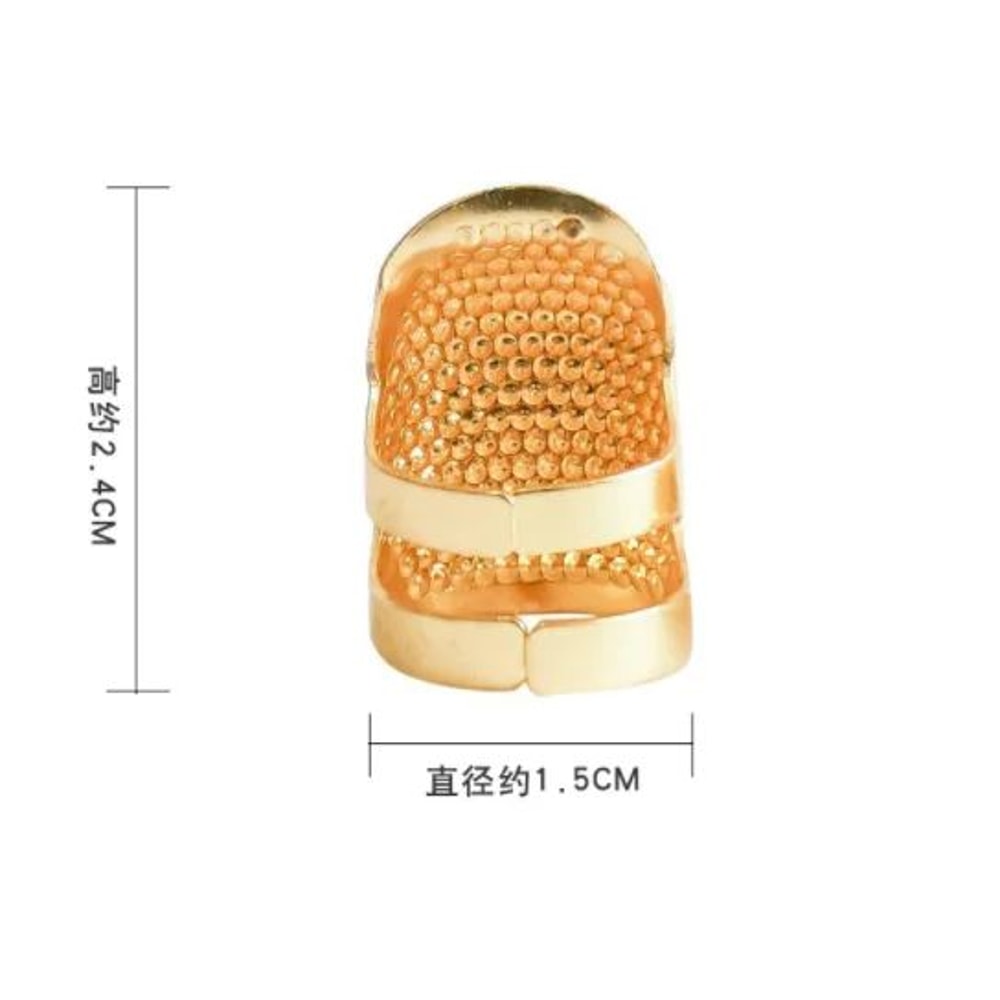Vintage Adjustable Sewing Thimble Ring Finger Protector For Sewing Embroidery Hand Stitching 8