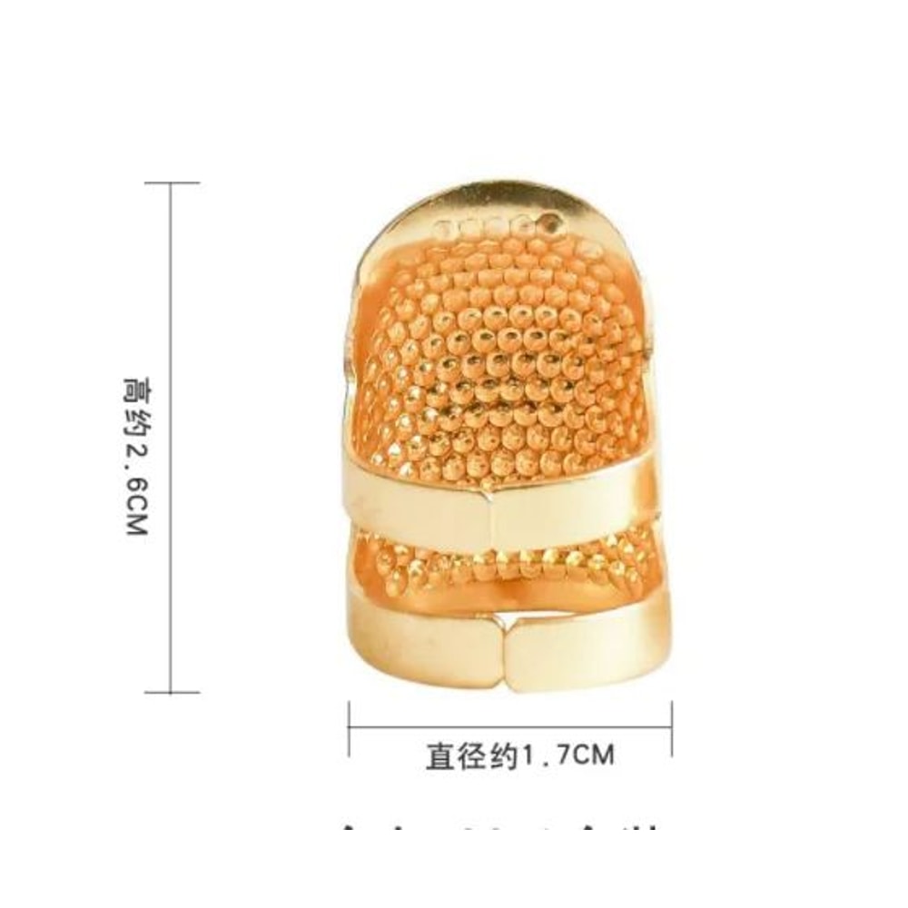 Vintage Adjustable Sewing Thimble Ring Finger Protector For Sewing Embroidery Hand Stitching 9