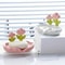Floral SelfDraining Soap Dish NoDrill Wall Mounted Soap Holder For Bathroom Kitchen 0
