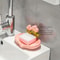 Floral SelfDraining Soap Dish NoDrill Wall Mounted Soap Holder For Bathroom Kitchen 3