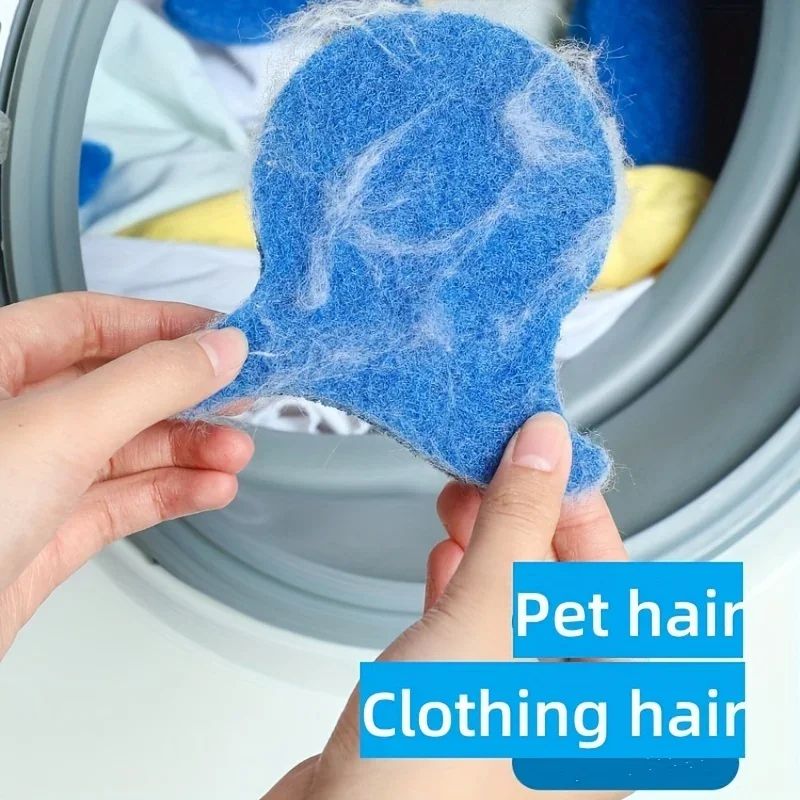 Washing Machine Lint Remover Reusable Adhesive Pet Hair Catcher 5Pack 2