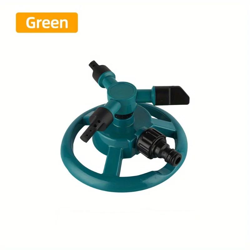 360 Automatic Rotating Lawn Sprinkler With Quick Connect Nozzle WideCoverage Garden Irrigation Spr 4