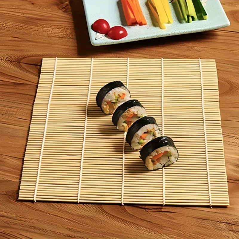 2Pack Bamboo Sushi Rolling Mat Set NonStick Bamboo Sushi Rolling Mat For Easy Homemade Sushi Gimba 3