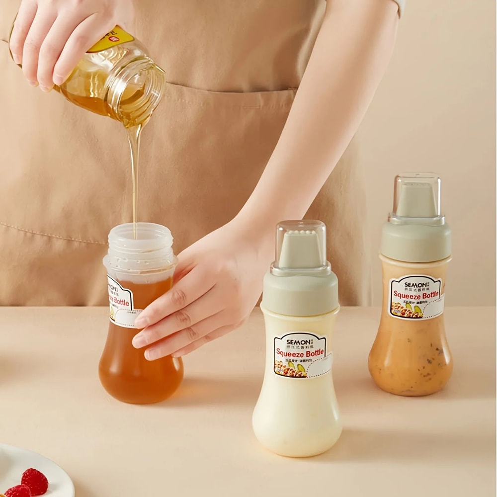 PrecisionControl Squeeze Sauce Bottle LeakResistant Condiment Squeeze Bottle For Ketchup Honey Sa 2
