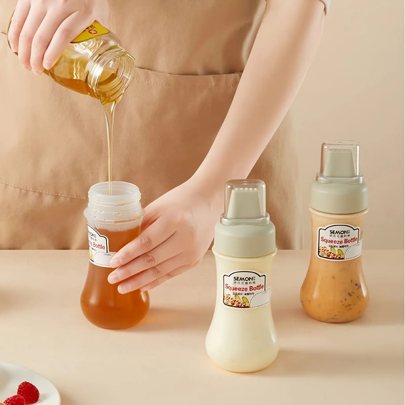 PrecisionControl Squeeze Sauce Bottle LeakResistant Condiment Squeeze Bottle For Ketchup Honey Sa 2