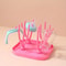 Portable MultiFunctional Drying Rack Foldable Bottle Drying Rack Countertop Holder With Removable 5