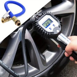 all-access tire inflator extension hose with air chuck adapter for fast, easy tire filling