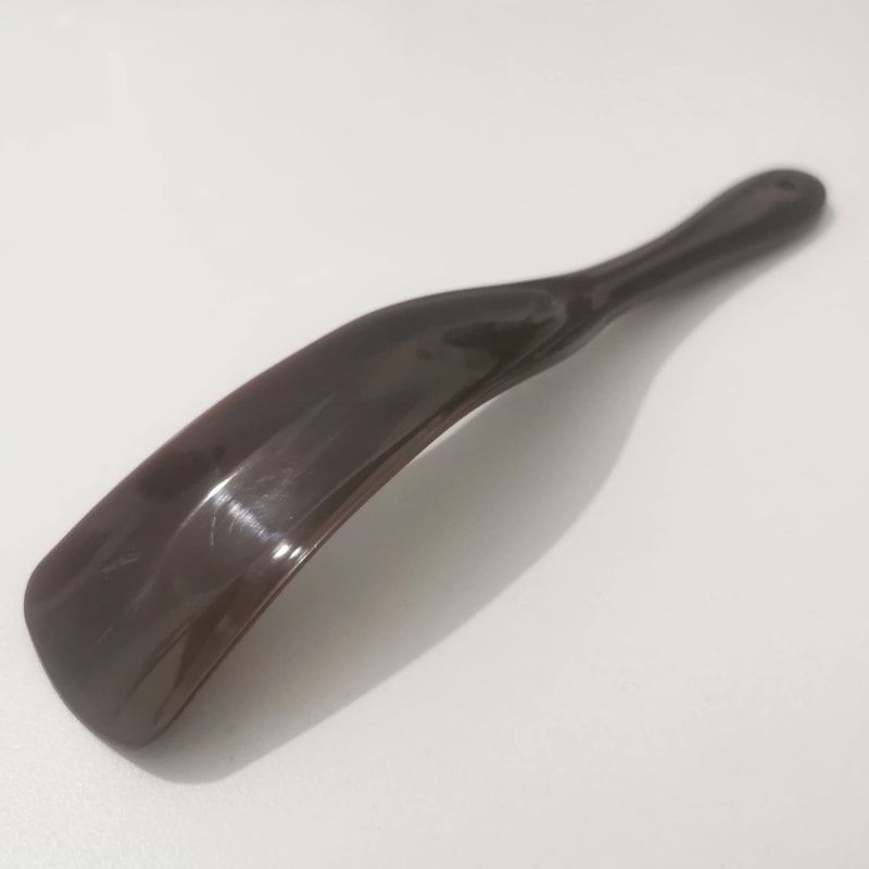 NoBend Comfort Shoe Horn Long Handle Plastic Hanging Shoe Helper 9