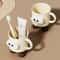 Cute Cartoon Couple Toothbrush Cup NonSlip Bathroom Mouthwash Tumbler 0