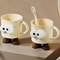 Cute Cartoon Couple Toothbrush Cup NonSlip Bathroom Mouthwash Tumbler 3