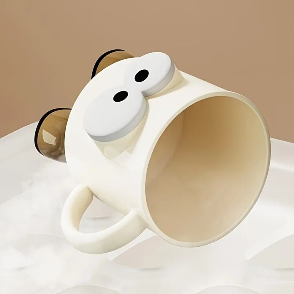 Cute Cartoon Couple Toothbrush Cup NonSlip Bathroom Mouthwash Tumbler 5