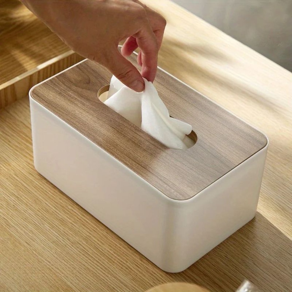Multifunctional Plastic Storage Box For Paper Desk Essentials Minimal Paper Organizer Box For Hom 2