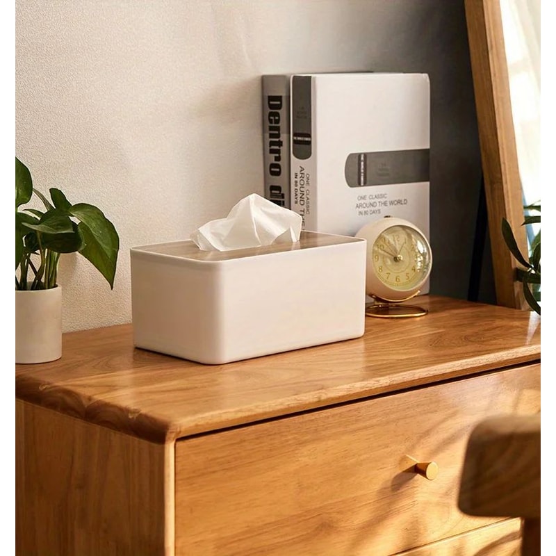 Multifunctional Plastic Storage Box For Paper Desk Essentials Minimal Paper Organizer Box For Hom 5